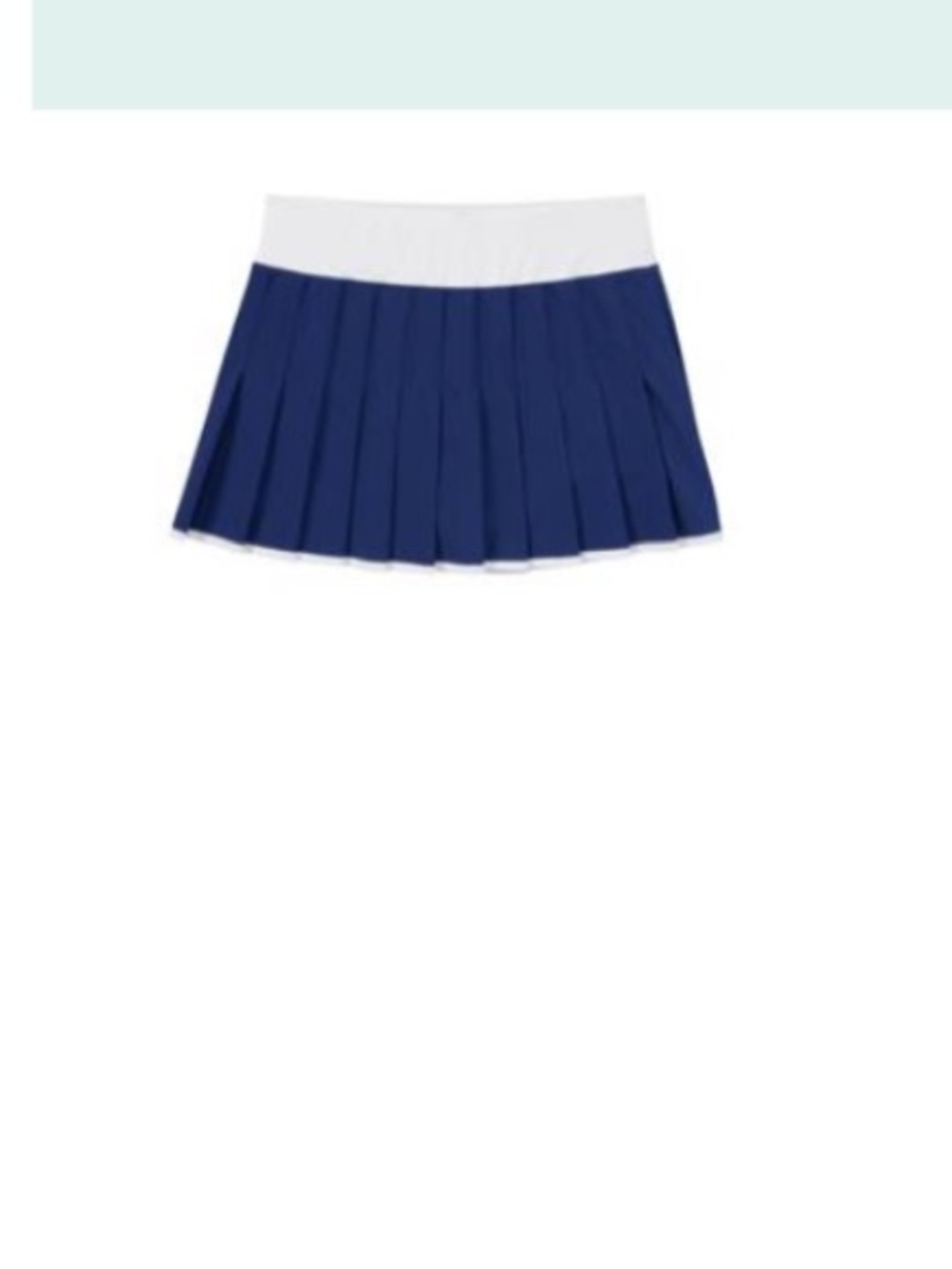 Prince Women's Navy Tennis Skort with White Contrast Waistband